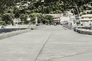 Access to the ferry pier to Kefalonia