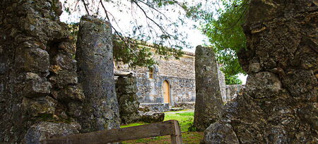 Part of former ancient Doric temple of Dimitra the goddess of agriculture and fertility. Lefkada
