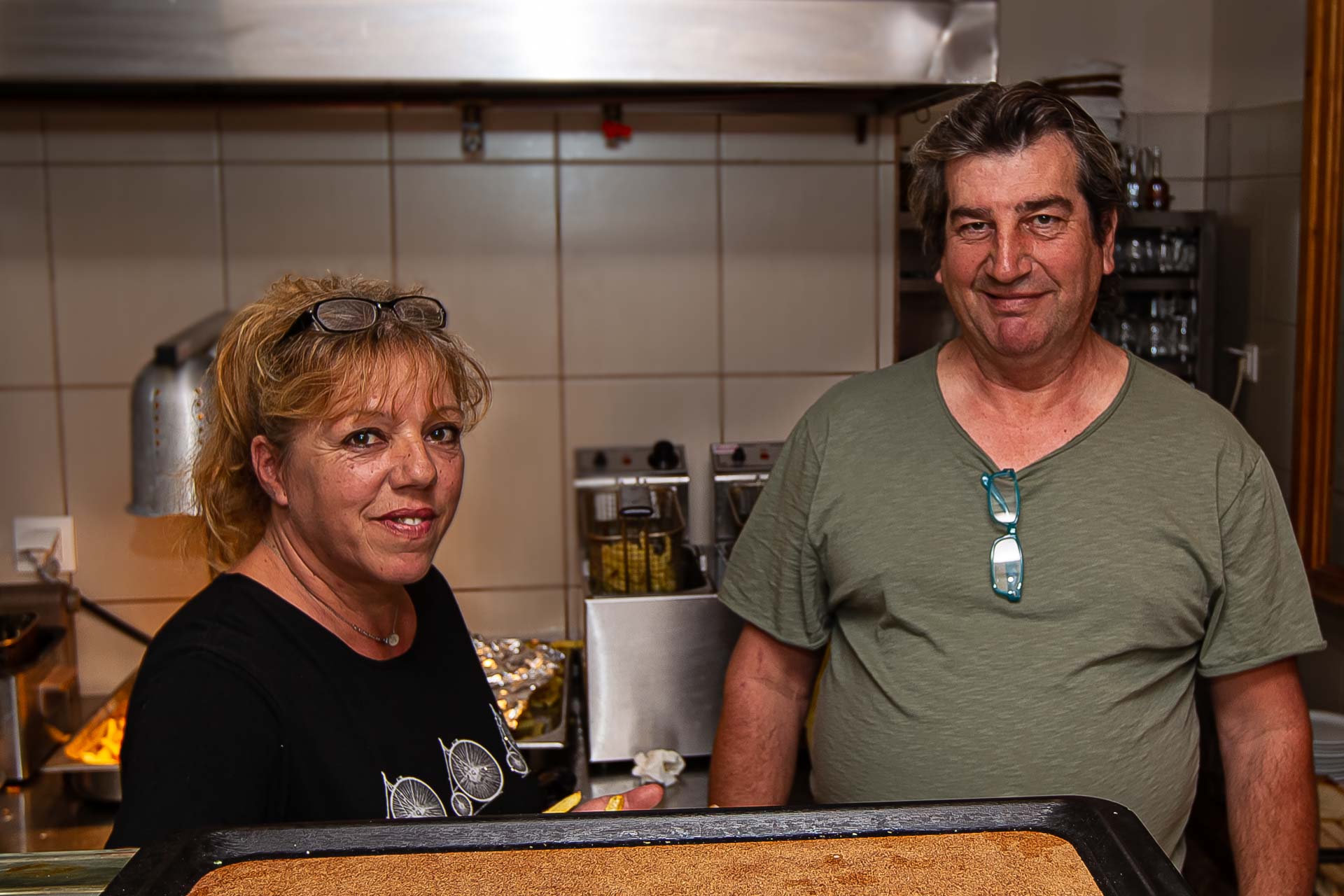 Traditional greek cusine, Velouchi Restaurant Tavern owners